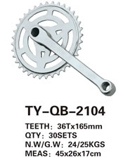 Chainwheel & Crank TY-QB-2104