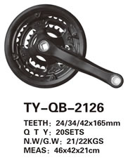 Chainwheel & Crank TY-QB-2126
