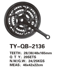 Chainwheel & Crank TY-QB-2136